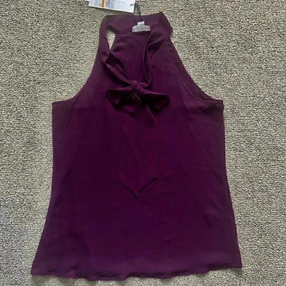 Calvin Klein Slim Fit Sleeveless Blouse - Picture 1 of 4
